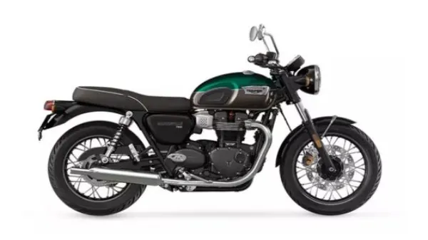 Triumph Bonneville T100 Competition Green and Ironstone